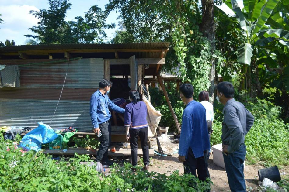 ลงพื้นที่เยี่ยมบ้านเรือนประชาชนผู้ด้อยโอกาส