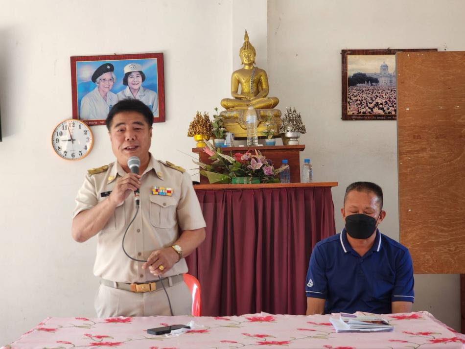 สำรวจขึ้นทะเบียนสุนัขและแมวประจำปีงบประมาณ พ.ศ. 2566 ณ อาคารอเนกประสงค์หมู่ที่ 1