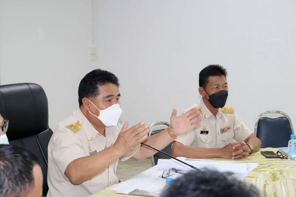 ประชุมเรื่องการออกแบบแปลนก่อสร้างอาคารสำนักงานเทศบาลตำบลหนองหล่มแห่งใหม่