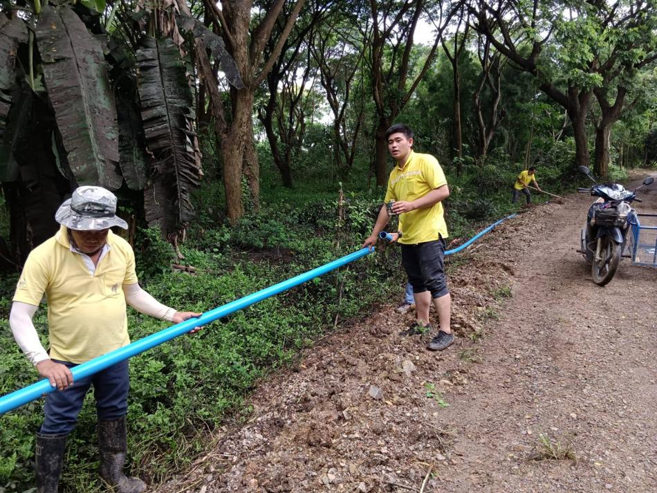 ขยายเขตระบบประปาหนองหล่มบริเวณบ้านใหม่เหนือ หมู่ที่ 2