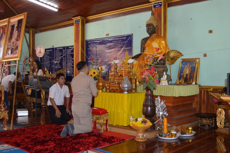 พิธีเจริญพระพุทธมนต์ถวายพระพรชัยมงคล (21 ภาพ)