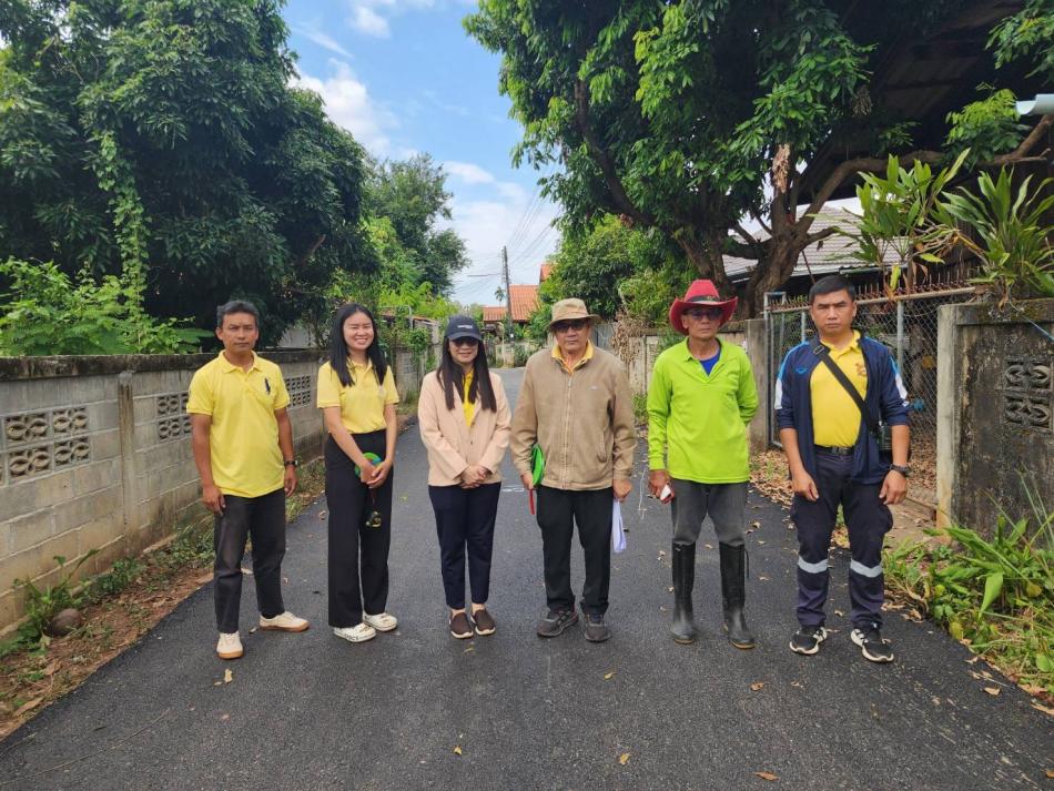 วันที่ 18 พฤศจิกายน 2567 เวลา 09.00 น. คณะกรรมการตรวจรับงานจ้าง ตรวจเช็คระยะความกว้าง  ความยาวถนนแอสฟัลท์ สายข้างโรงเรียนบ้านใหม่ ถึง บริเวณหน้าบ้านนางสมศรี การเร็ว หมู่ที่ 7  และ สายนายบุญส่ง สักอ่อน ถึงบ้านนายนพกัณฑ์ ทะลิ หมู่ที่ 4